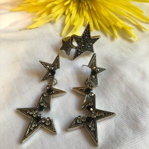 Star earring set